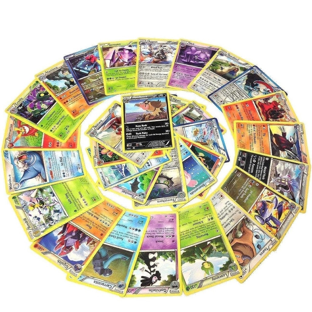 10 Assorted Mystery Pokemon Cards With 1 (EX,GX,V,VMAX)